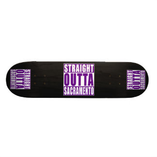 Skateboard Pourpre droit d'Outta Sacramento