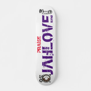 Skateboard PRAISE JAH LOVE Skateboard, 7¾" Deck