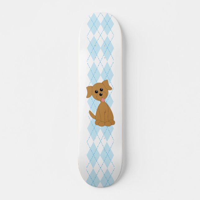 Skateboard Preppy Puppy (Devant)