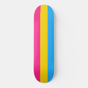 Skateboard Pride transexuelle (drapeau panaché)