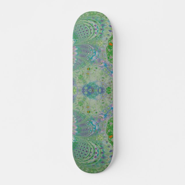 Skateboard Printemps vert (Devant)