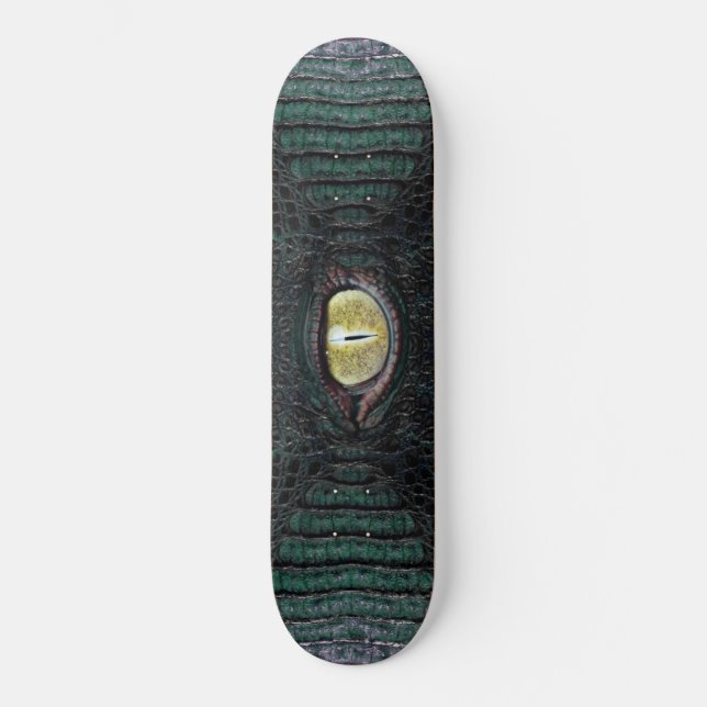 Skateboard Pro panneau #2 d'alligator vert classique (Recto)