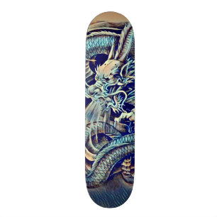 Skateboard Pro plate-forme de parc de dragon chinois urbain