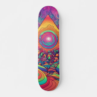 Skateboard psychédélique
