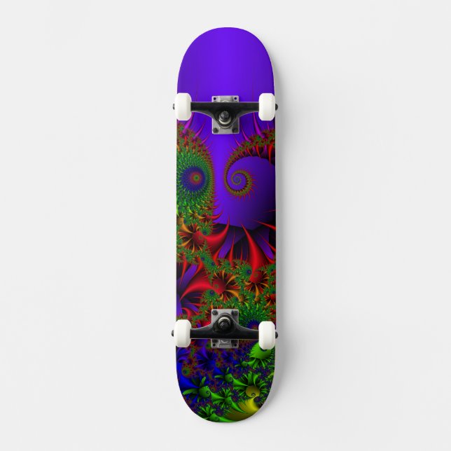 Skateboard Psychedélique à la dérive (Recto)