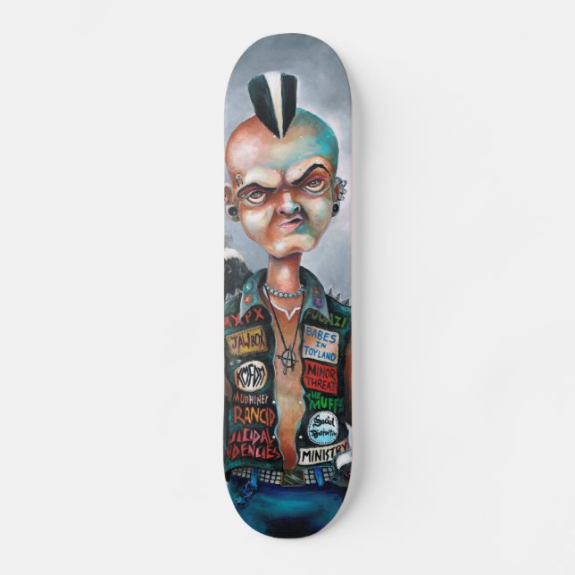 Skateboard Punk de mouffette (Recto)