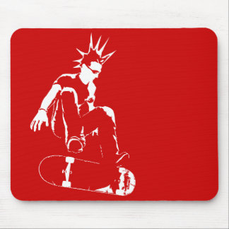 skateboard punk mouse pad