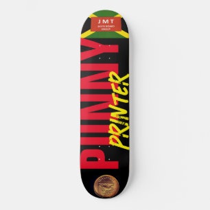 Skateboard PUNNY IMPRIMANTE 8 Pont de planche à roulettes 1/4