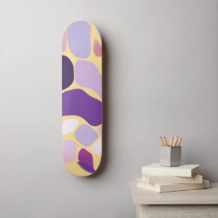Skateboard Purple et or