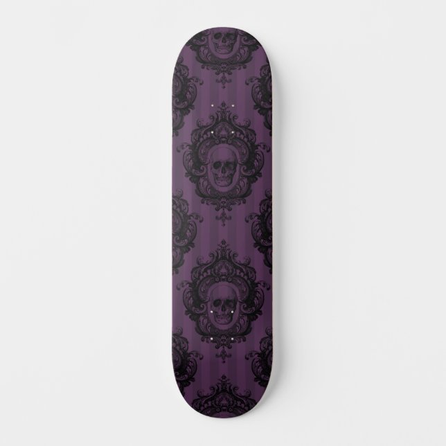 Skateboard Purple Gothic Dark (Recto)