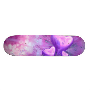 Skateboard Purple Heart
