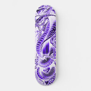 Skateboard Purple Japanese Street Cobra Classic Skate Deck