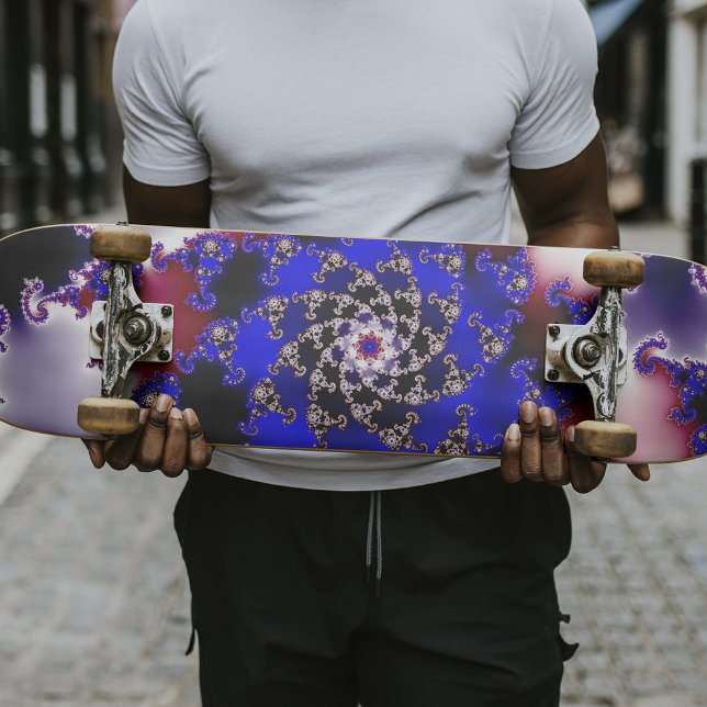 Skateboard Purple Mandelbrot Star Fractal (Créateur téléchargé)
