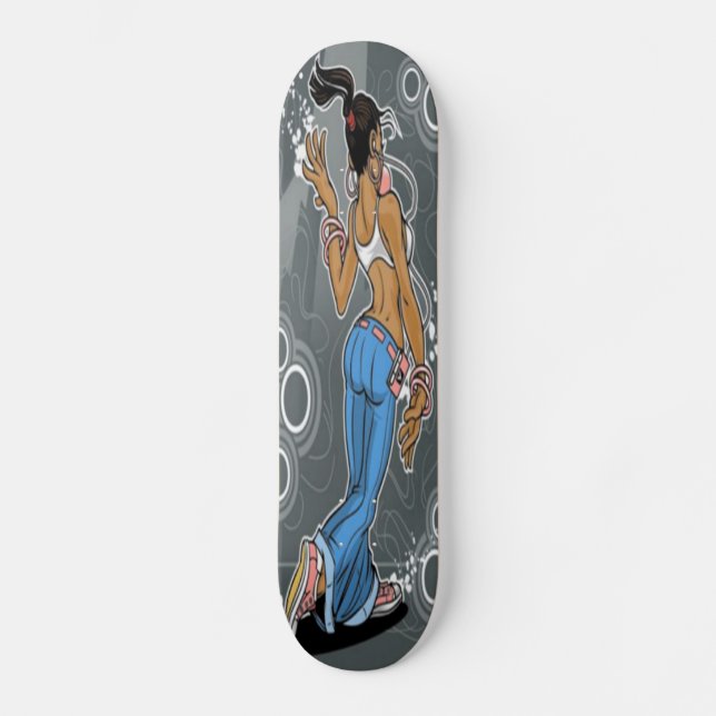 Skateboard Quelque planche à roulettes de fille (Recto)