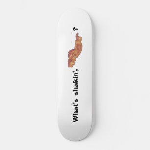 Skateboard Qu'est-ce qui secoue la planche à roulettes drôle 