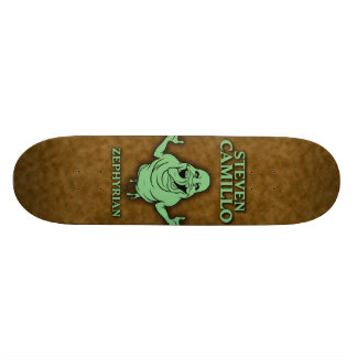 Skateboard Qui Ya allant appeler