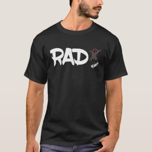 Skateboard raccoon stunts skate hall skater roller T-Shirt