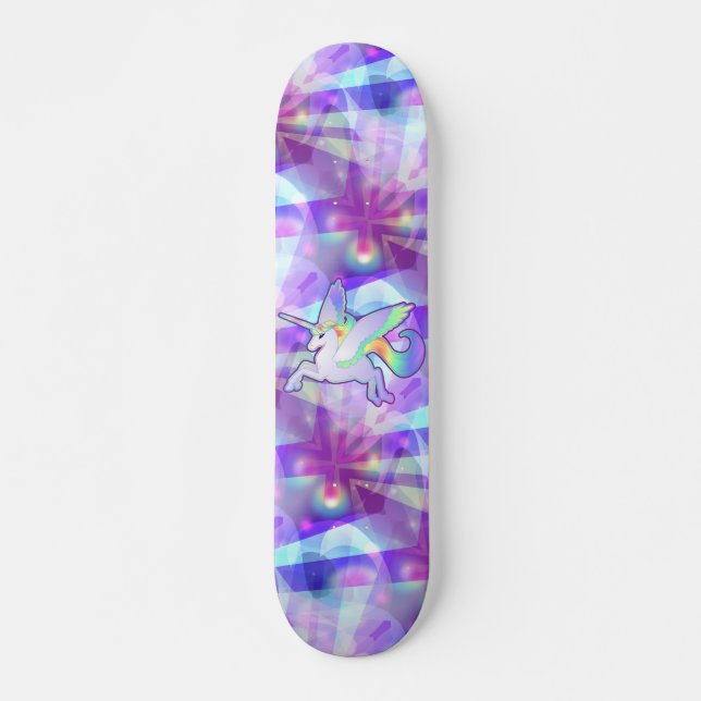 Skateboard Rainbow Alicorn (Devant)