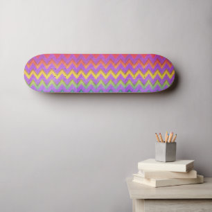 Skateboard Rainbow Chevron par Shirley Taylor