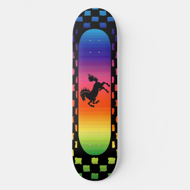 Skateboard Rainbow horse Skate (Recto)
