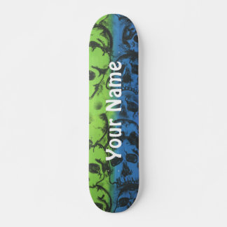 Skateboard - Rainbow Skull - Personnaliser avec vo