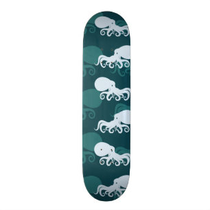 Skateboard Rangées de motif de poulpe