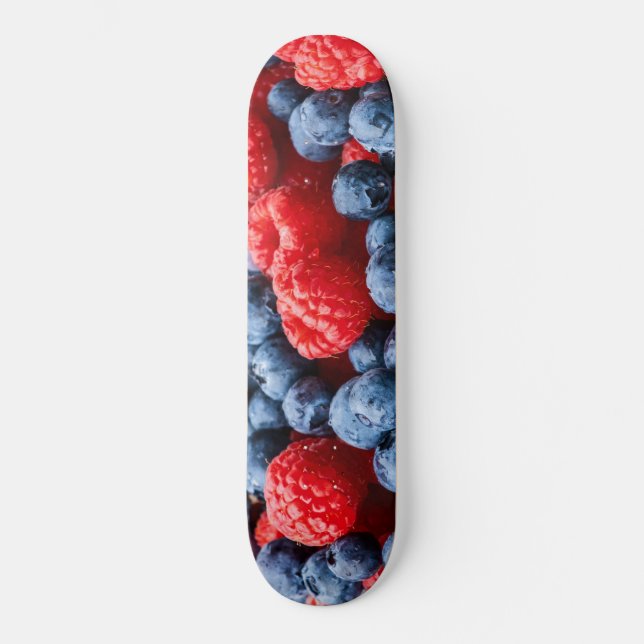 Skateboard Raspberries et Blueberries (Recto)