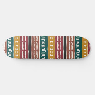 Skateboard Rastafarienne africaine en tissu boueux
