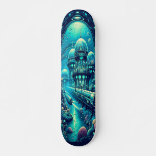 Skateboard "Raygun Gothic Underwater Research Facility Deck"