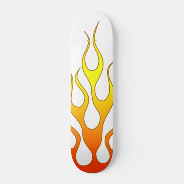 Skateboard Rayons flamboyants du feu (Recto)