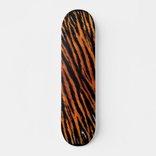 Skateboard Rayures de tigre  (Devant)
