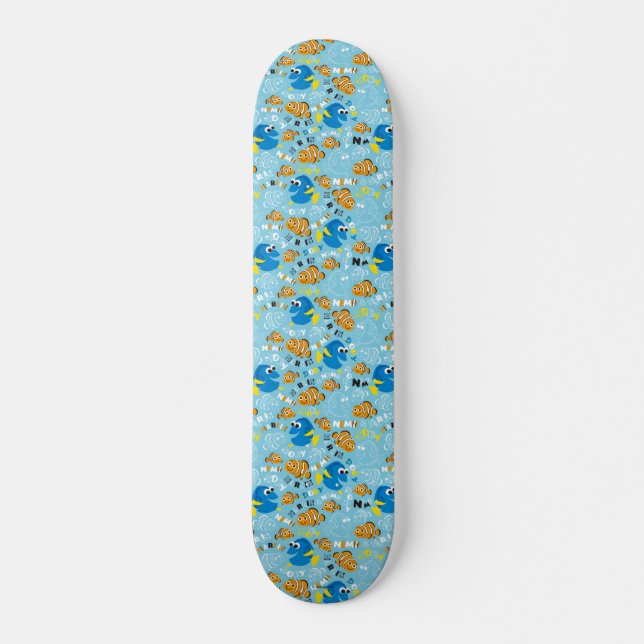 Skateboard Recherche de Nemo | Dory et Nemo Motif (Devant)