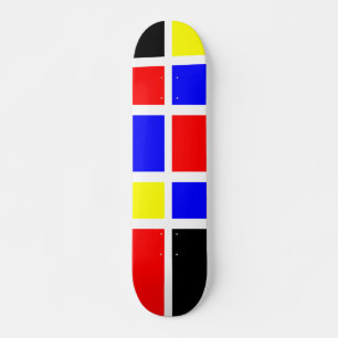 Skateboard Rectangles colorées 06