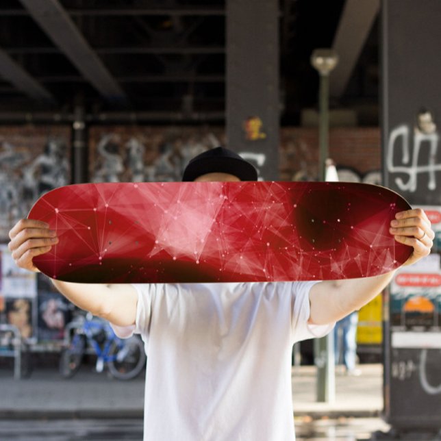 Skateboard Red Nebula | Skateboard Cosmic Space (Créateur téléchargé)