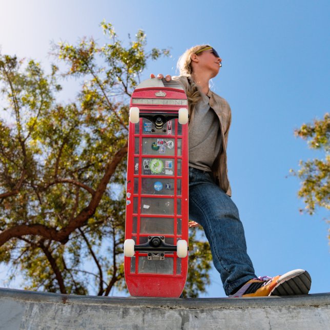 Skateboard Red Phone Box, Londres, Angleterre (Extérieur 1)