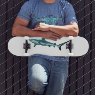 Skateboard Reefshark - Conception abstraite - Découpe d'une p