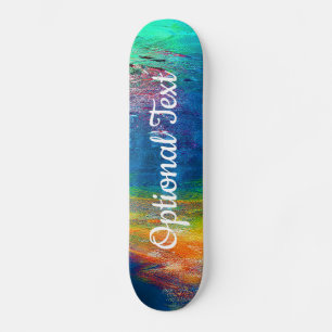 Skateboard Réflexions florales sur l'eau