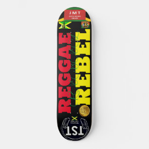 Skateboard REGGAE REBEL JMT JAMAICA 8 Patinage de 1/4"