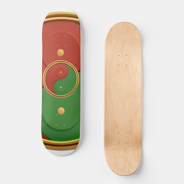 Skateboard Reggae Yin & Yang (Recto)