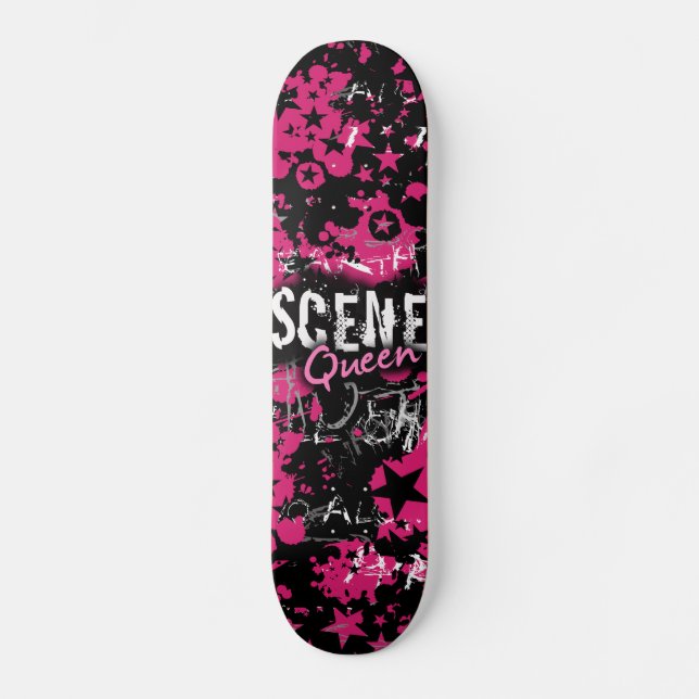 Skateboard Reine de scène (Recto)