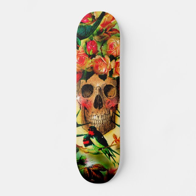Skateboard Reine rose (Recto)