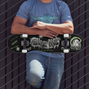 Skateboard Repenser Réduire Réutiliser Recycler Sauver la Ter