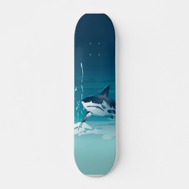 Skateboard requin (Devant)