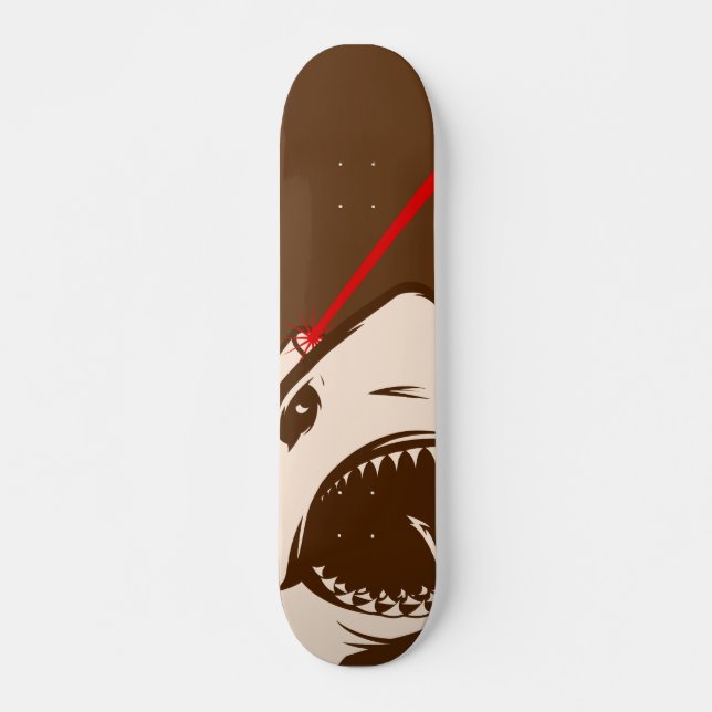 Skateboard Requin avec un Frickin à rayon laser (Devant)