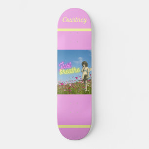 Skateboard Respirer l'ange Vintage Personnalisé