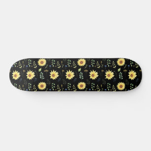Skateboard Ressort Motif Floral Et Glamor Sans Mer