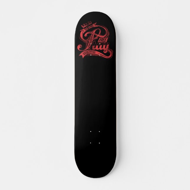 Skateboard Restez libre | (Devant)