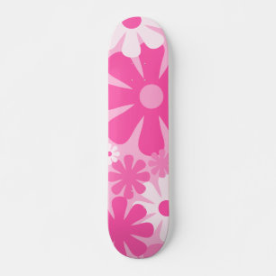 Skateboard Retro 60s les années 70 Y2K Motif esthétique flora