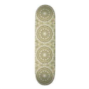 Skateboard Rétro arrière - plan coloré 6 de motif