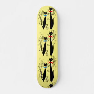 Skateboard Retro Atomique Moyen Siècle moderne Cool Chat